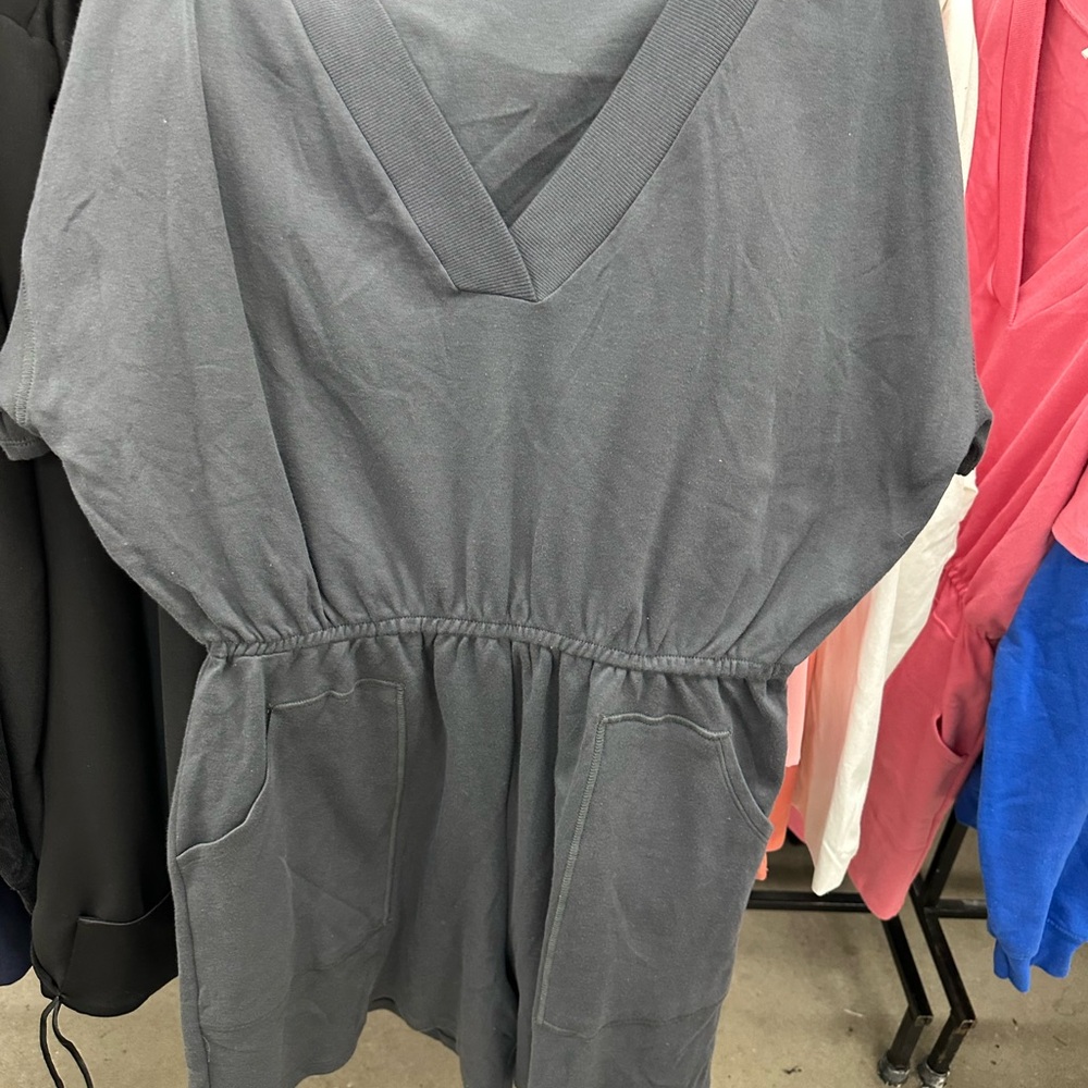 Zenana Outfitters Charcoal Romper